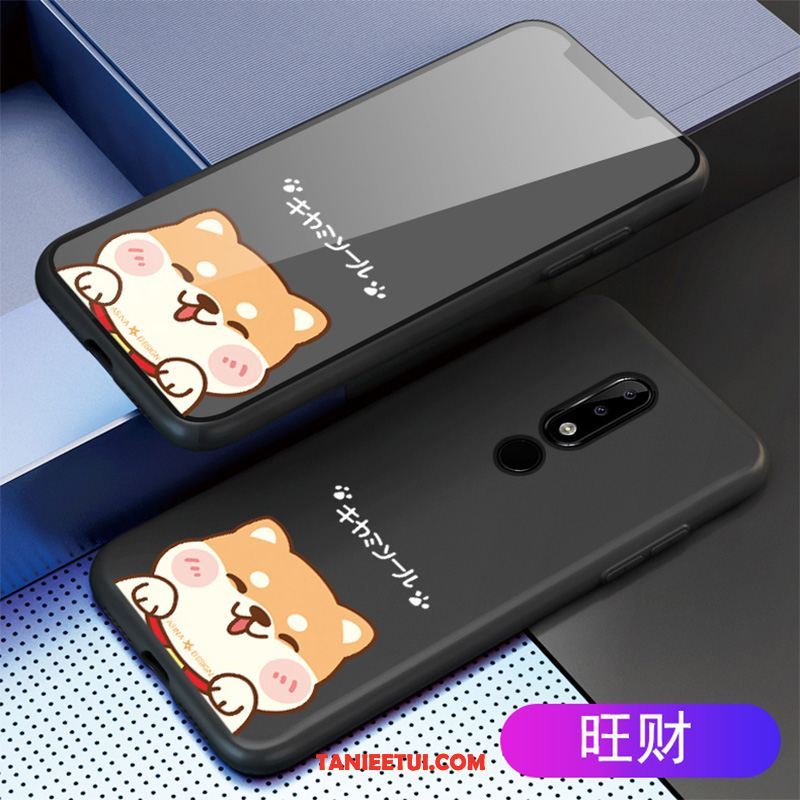 Etui Nokia 5.1 Plus Anti-fall Kreskówka Nubuku, Pokrowce Nokia 5.1 Plus Cienka Tendencja Szary
