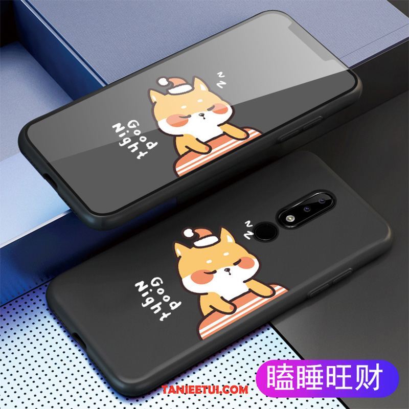 Etui Nokia 5.1 Plus Anti-fall Kreskówka Nubuku, Pokrowce Nokia 5.1 Plus Cienka Tendencja Szary