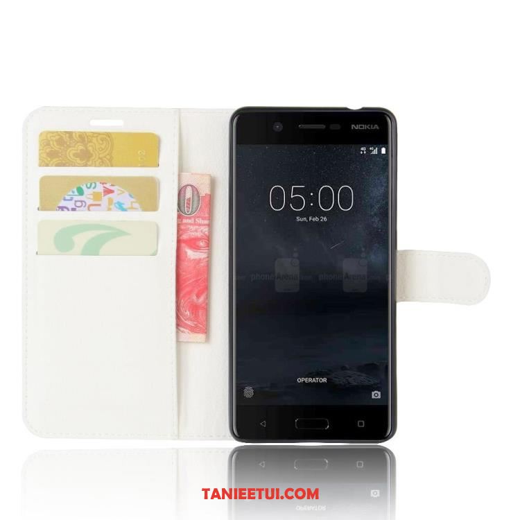 Etui Nokia 5 Zielony Skórzany Futerał Ochraniacz, Obudowa Nokia 5 Telefon Komórkowy Portfel Karta