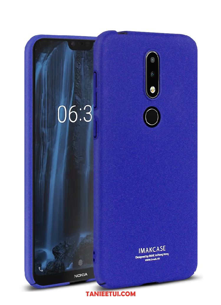 Etui Nokia 6.1 Telefon Komórkowy Ochraniacz Nubuku, Futerał Nokia 6.1 Czarny All Inclusive Denim