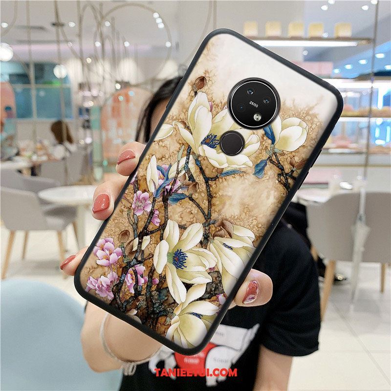 Etui Nokia 6.2 Tendencja Chiński Styl All Inclusive, Pokrowce Nokia 6.2 Anti-fall Ochraniacz Żółty Beige