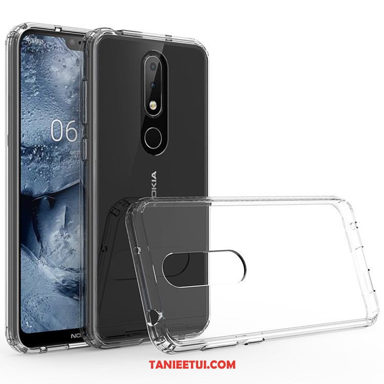 Etui Nokia 7.1 Czarny Telefon Komórkowy Anti-fall, Obudowa Nokia 7.1 Ochraniacz Granica