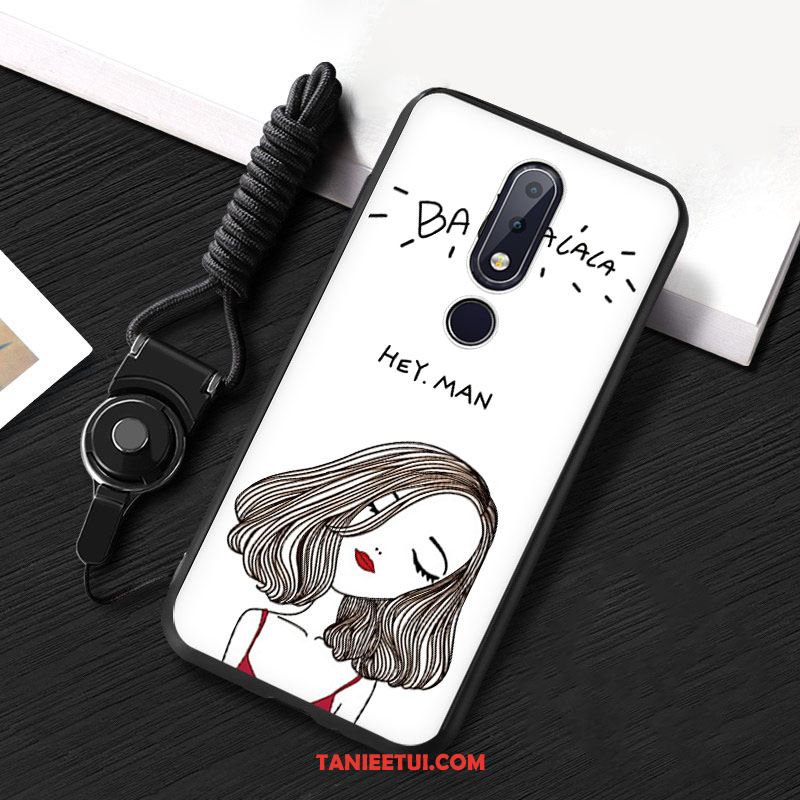 Etui Nokia 7.1 Telefon Komórkowy Ochraniacz Biały, Obudowa Nokia 7.1