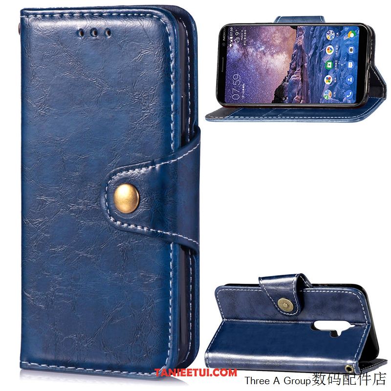 Etui Nokia 7 Plus Tendencja Vintage Telefon Komórkowy, Pokrowce Nokia 7 Plus Czerwony Biznes All Inclusive