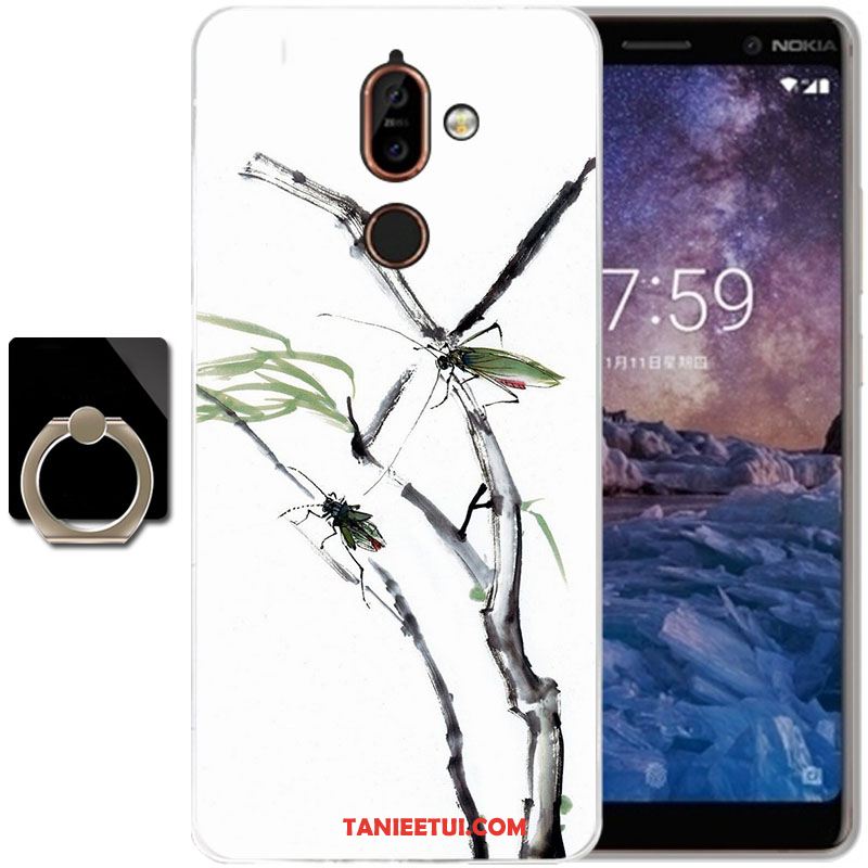 Etui Nokia 7 Plus Wiatr Atrament Silikonowe, Futerał Nokia 7 Plus Telefon Komórkowy Anti-fall Miękki