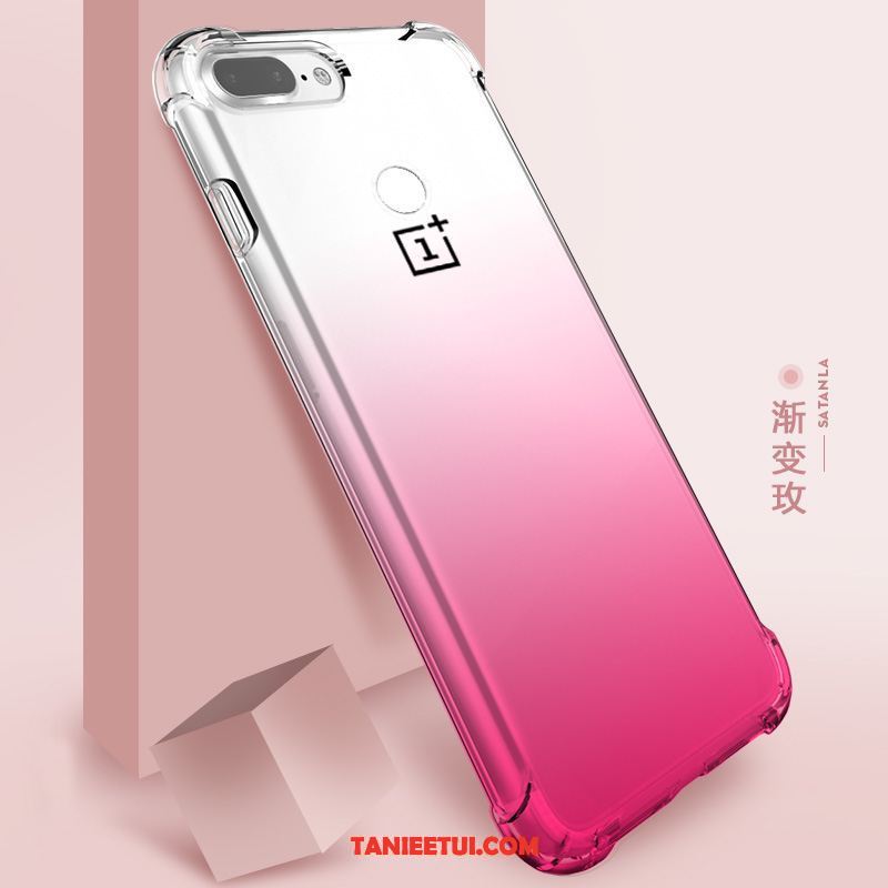 Etui Oneplus 5 Tendencja Przezroczysty Niebieski, Pokrowce Oneplus 5 Anti-fall Silikonowe Gradient