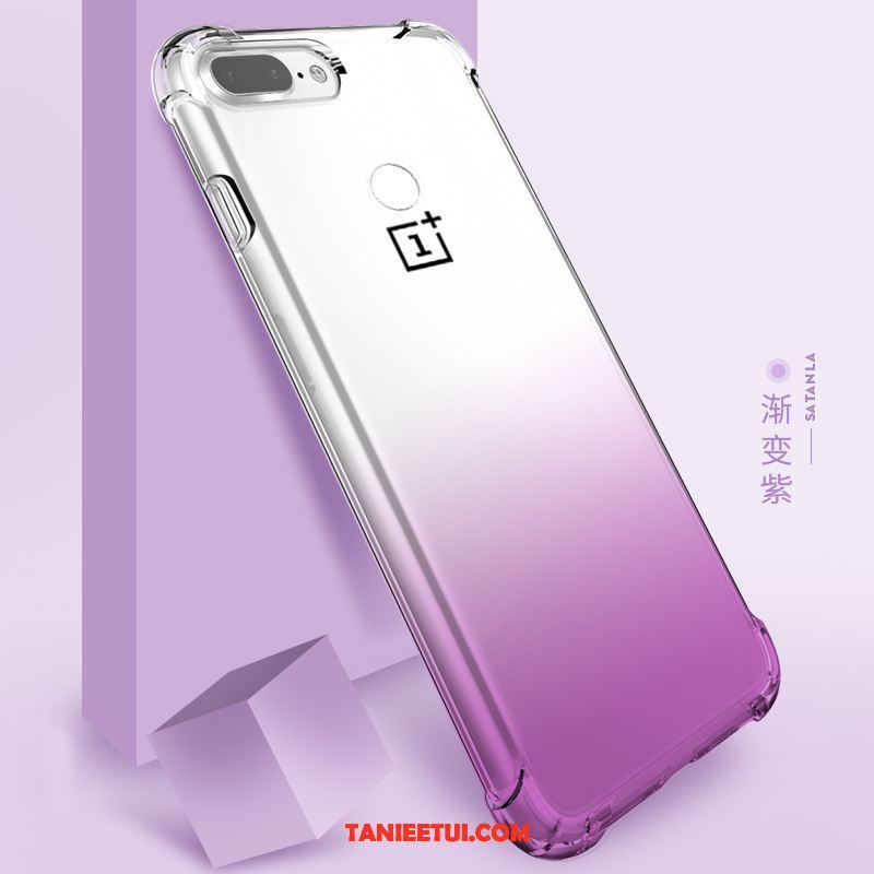 Etui Oneplus 5 Tendencja Przezroczysty Niebieski, Pokrowce Oneplus 5 Anti-fall Silikonowe Gradient