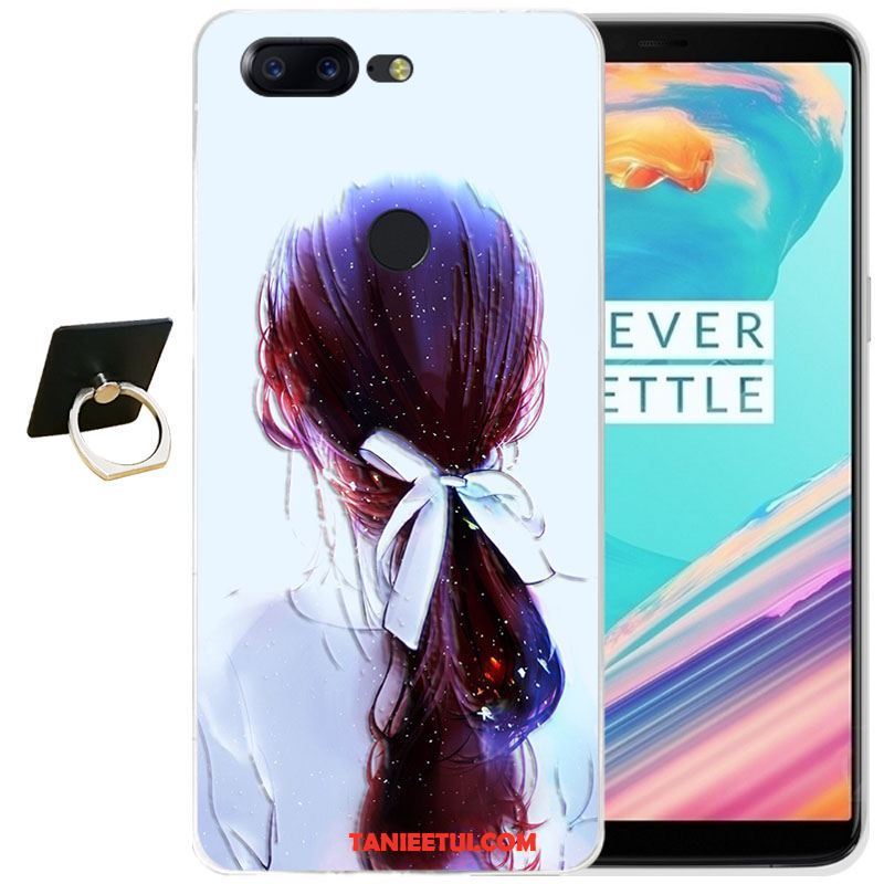 Etui Oneplus 5t Anti-fall Przezroczysty All Inclusive, Obudowa Oneplus 5t Niebieski Telefon Komórkowy Miękki