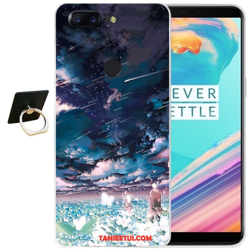 Etui Oneplus 5t Anti-fall Przezroczysty All Inclusive, Obudowa Oneplus 5t Niebieski Telefon Komórkowy Miękki