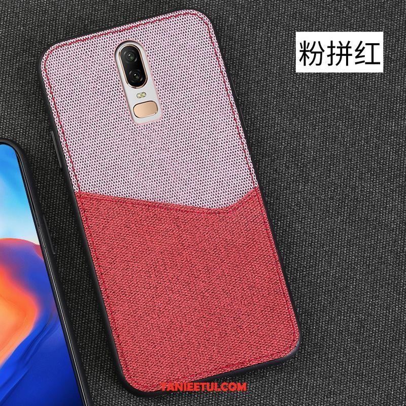 Etui Oneplus 6 All Inclusive Skórzany Futerał Kreatywne, Pokrowce Oneplus 6 Telefon Komórkowy Czarny Anti-fall