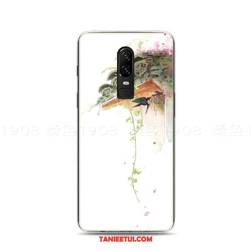 Etui Oneplus 6 Chiński Styl Relief Anti-fall, Futerał Oneplus 6 Miękki All Inclusive Kolor