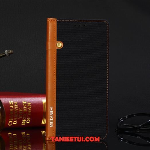 Etui Oneplus 6 Denim Anti-fall Ochraniacz, Pokrowce Oneplus 6 Niebieski Skórzany Futerał Telefon Komórkowy