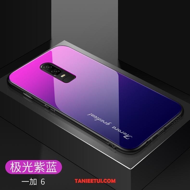 Etui Oneplus 6 Kreatywne Purpurowy Modna Marka, Futerał Oneplus 6 Ochraniacz Gradient Telefon Komórkowy