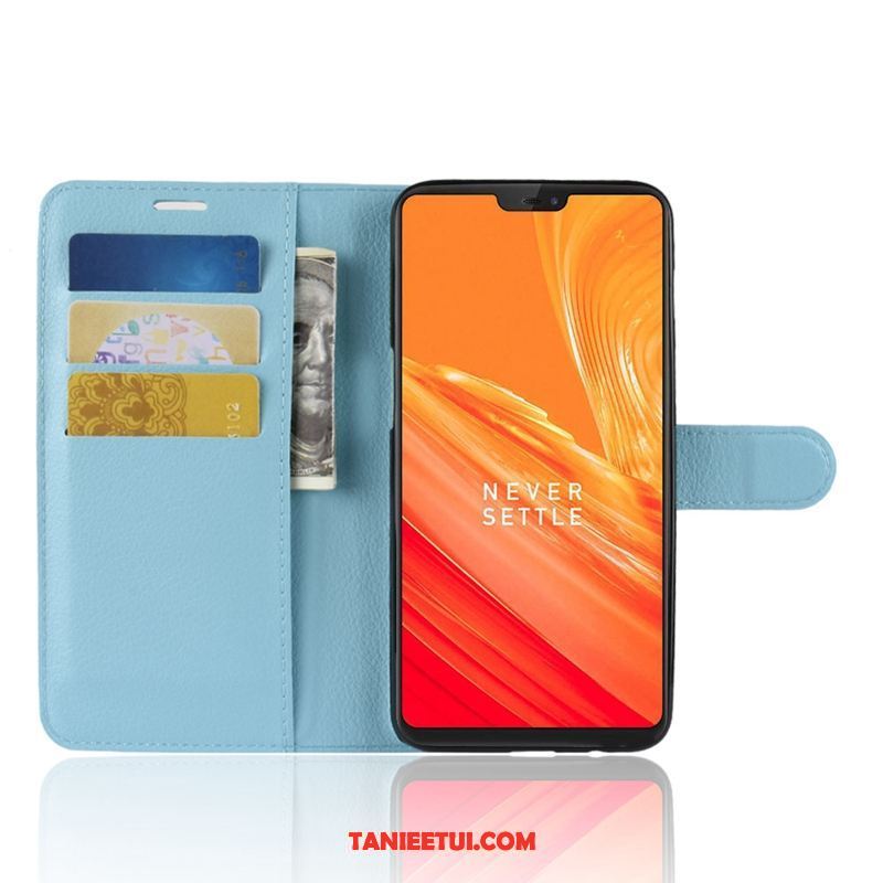 Etui Oneplus 6 Telefon Komórkowy Miękki Silikonowe, Obudowa Oneplus 6 Niebieski All Inclusive Anti-fall