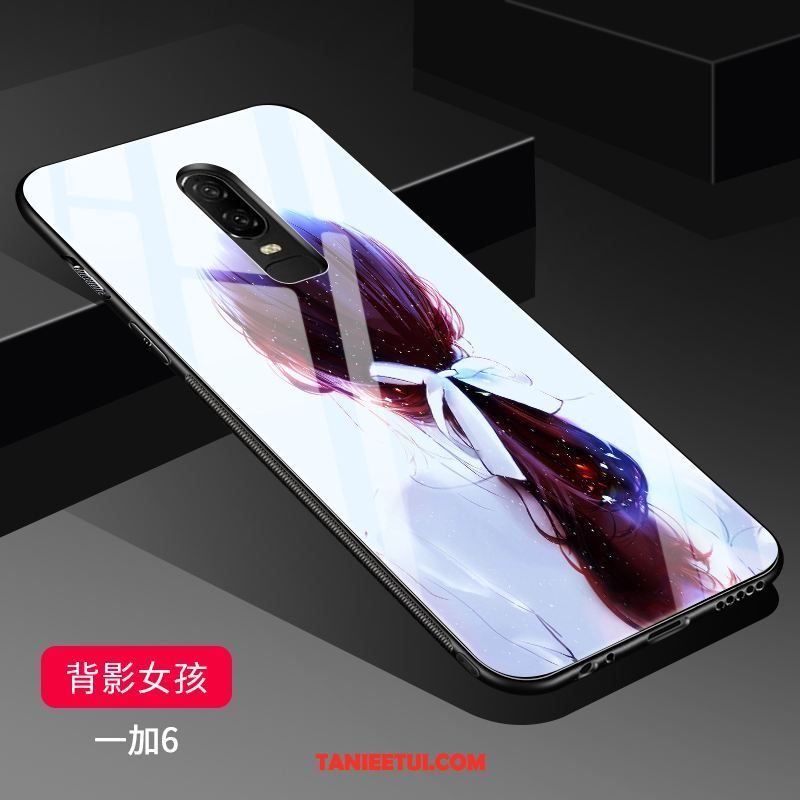 Etui Oneplus 6 Tylna Pokrywa Modna Marka Telefon Komórkowy, Pokrowce Oneplus 6 Ochraniacz Ciemno Niebieski Nubuku