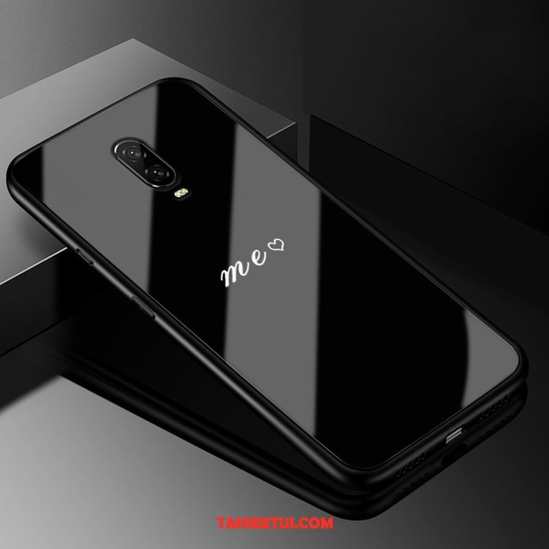 Etui Oneplus 6t Telefon Komórkowy Miękki Szkło, Obudowa Oneplus 6t All Inclusive Ochraniacz Czerwony