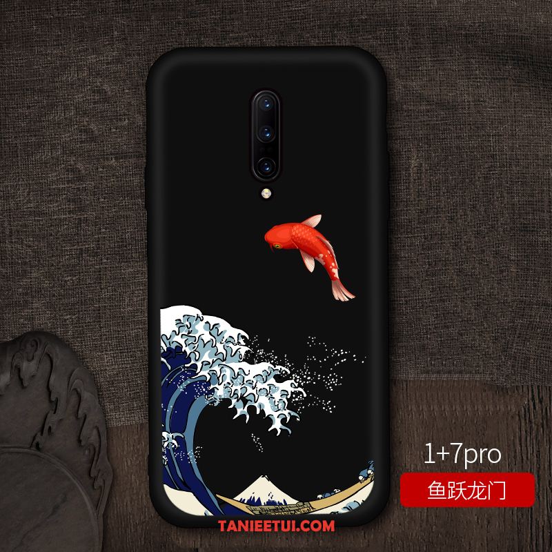 Etui Oneplus 7 Pro Chiński Styl Ochraniacz Miękki, Futerał Oneplus 7 Pro Osobowość Czarny Tendencja