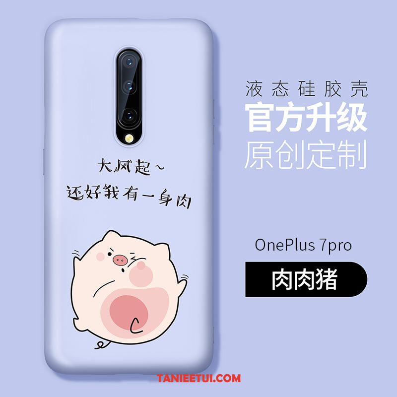 Etui Oneplus 7 Pro Nubuku Czerwony Netto Miękki, Obudowa Oneplus 7 Pro Zielony Cienkie Silikonowe