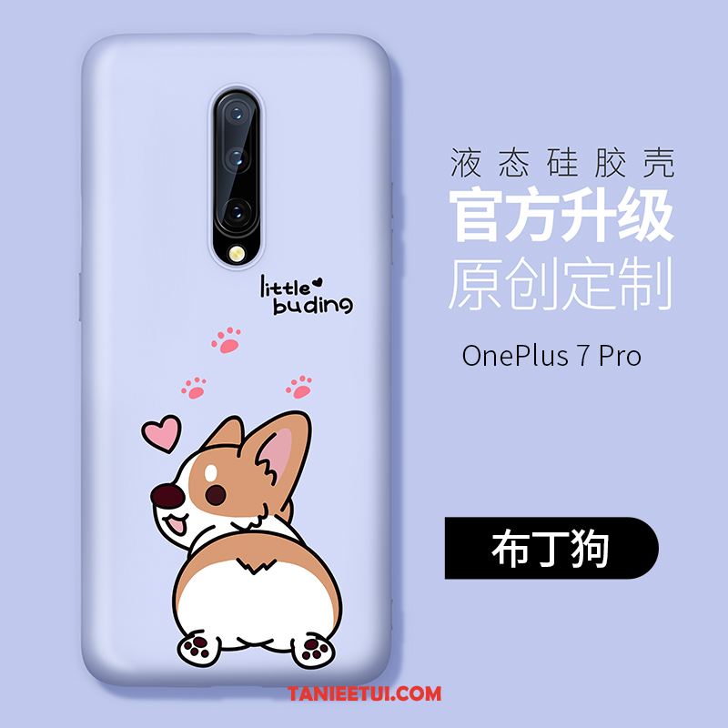 Etui Oneplus 7 Pro Nubuku Czerwony Netto Miękki, Obudowa Oneplus 7 Pro Zielony Cienkie Silikonowe