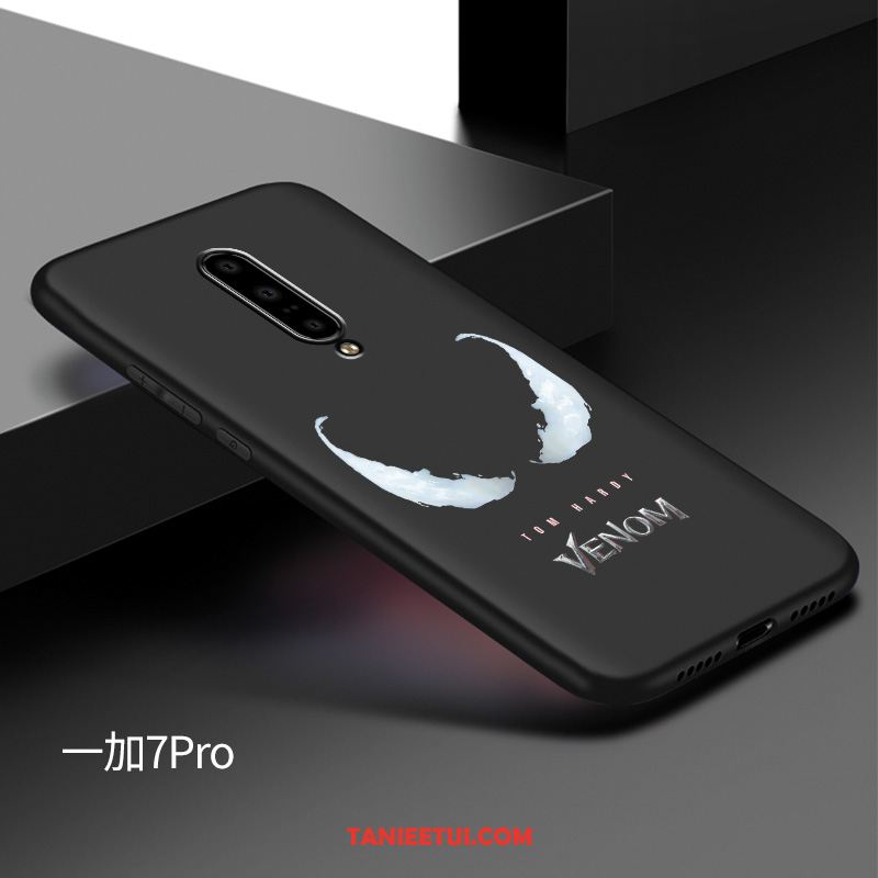 Etui Oneplus 7 Pro Silikonowe Dostosowane Miękki, Pokrowce Oneplus 7 Pro All Inclusive Ochraniacz Czarny