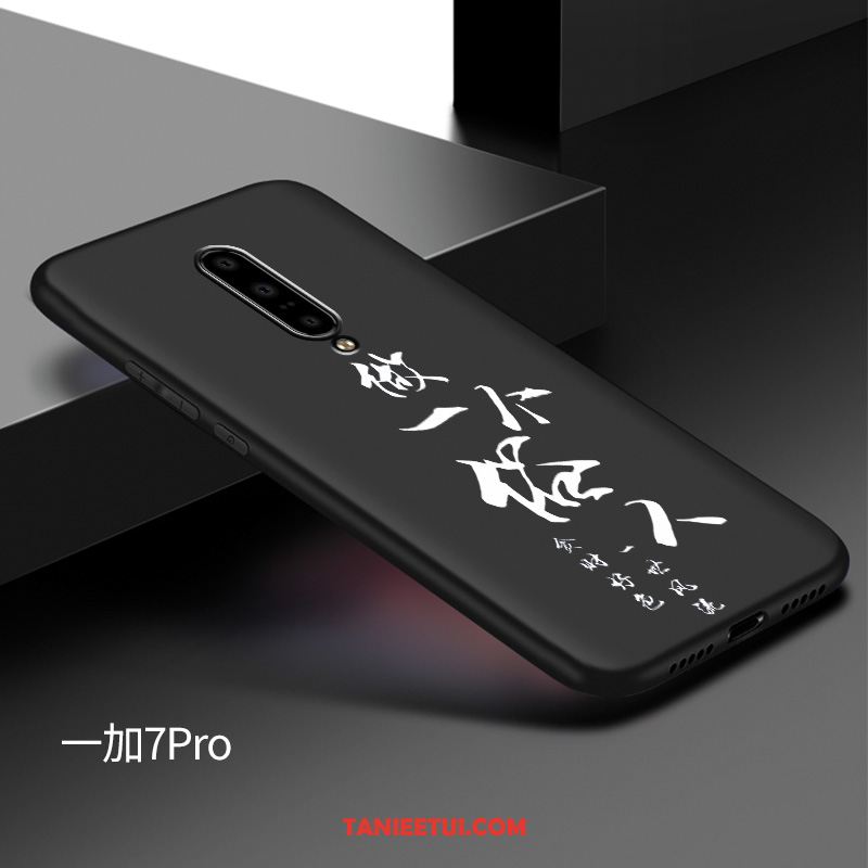 Etui Oneplus 7 Pro Silikonowe Dostosowane Miękki, Pokrowce Oneplus 7 Pro All Inclusive Ochraniacz Czarny