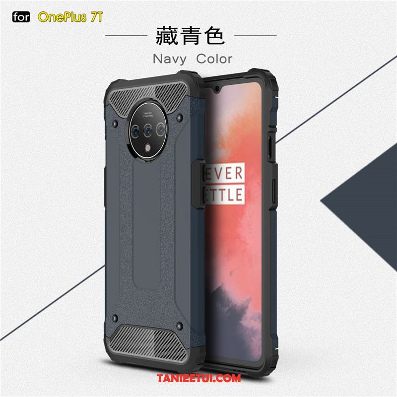 Etui Oneplus 7t All Inclusive Balon Silikonowe, Obudowa Oneplus 7t Czarny Anti-fall Pu