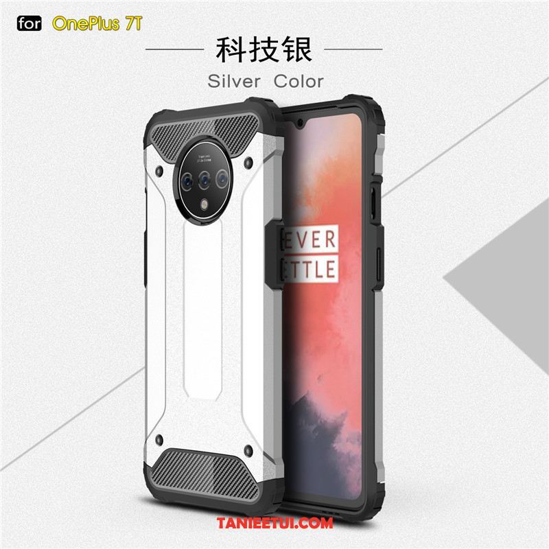 Etui Oneplus 7t All Inclusive Balon Silikonowe, Obudowa Oneplus 7t Czarny Anti-fall Pu