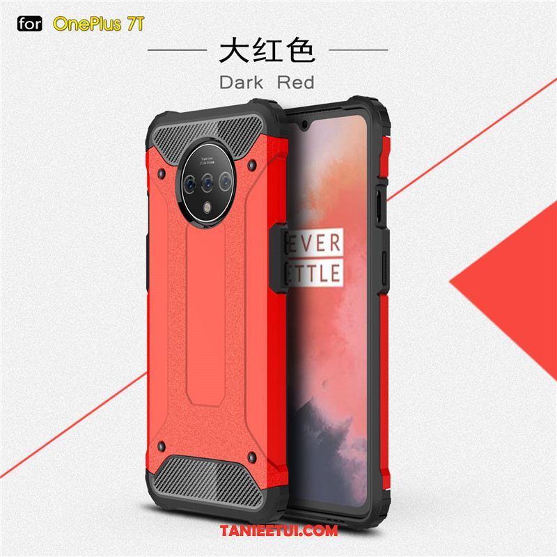 Etui Oneplus 7t All Inclusive Balon Silikonowe, Obudowa Oneplus 7t Czarny Anti-fall Pu