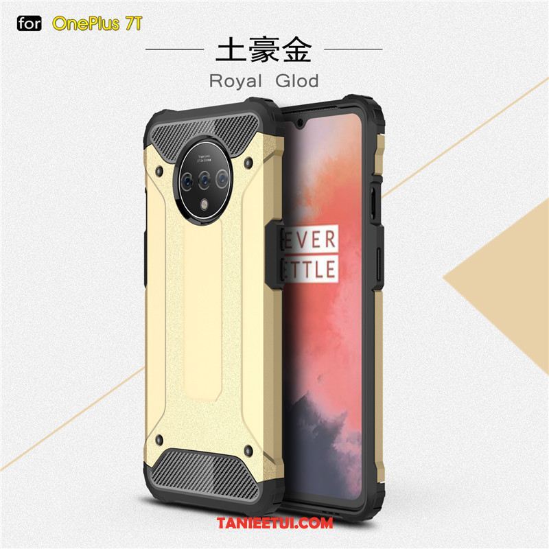 Etui Oneplus 7t All Inclusive Balon Silikonowe, Obudowa Oneplus 7t Czarny Anti-fall Pu