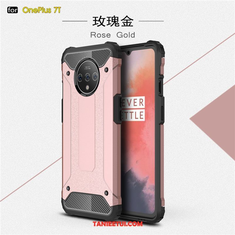 Etui Oneplus 7t All Inclusive Balon Silikonowe, Obudowa Oneplus 7t Czarny Anti-fall Pu