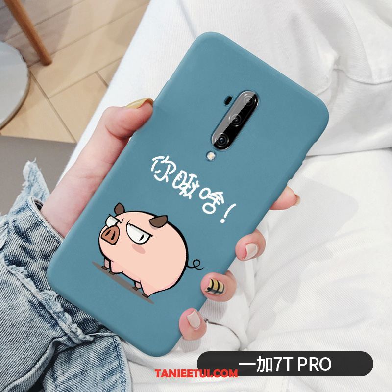 Etui Oneplus 7t Pro Anti-fall Silikonowe Telefon Komórkowy, Obudowa Oneplus 7t Pro Czerwony Netto Cienkie All Inclusive