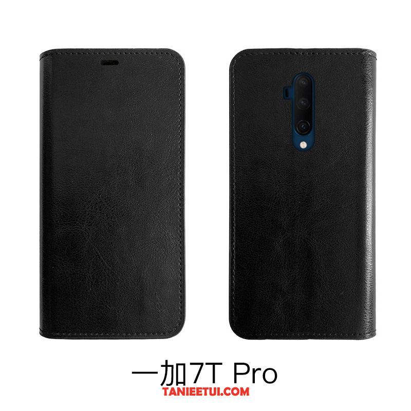 Etui Oneplus 7t Pro Ochraniacz Telefon Komórkowy Bydło, Pokrowce Oneplus 7t Pro Anti-fall Skórzany Futerał Prawdziwa Skóra Braun