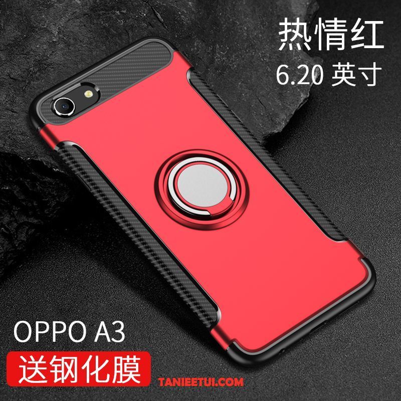 Etui Oppo A3 Na Pokładzie Chłodzenie Ring, Futerał Oppo A3 Silikonowe Czarny Ochraniacz