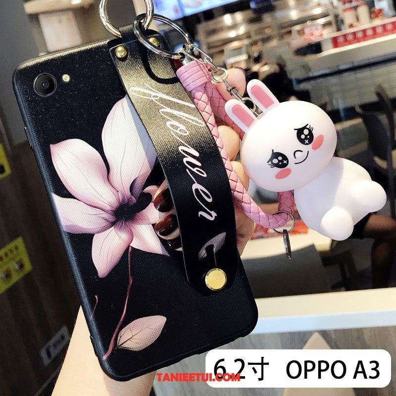 Etui Oppo A3 Tendencja Ochraniacz Silikonowe, Pokrowce Oppo A3 Czarny Anti-fall Piękny