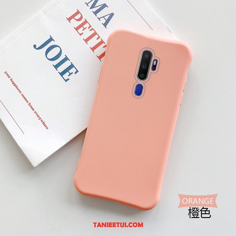 Etui Oppo A5 2020 Nubuku All Inclusive Lekki I Cienki, Obudowa Oppo A5 2020 Cienkie Czarny Telefon Komórkowy