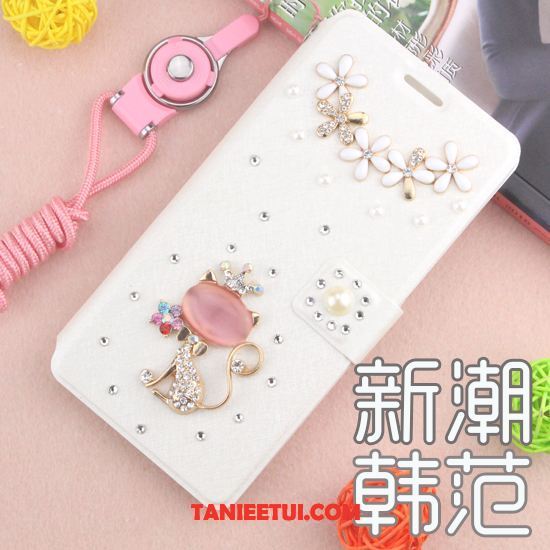 Etui Oppo A5 Rhinestone Telefon Komórkowy Skórzany Futerał, Obudowa Oppo A5 Niebieski Ochraniacz Anti-fall