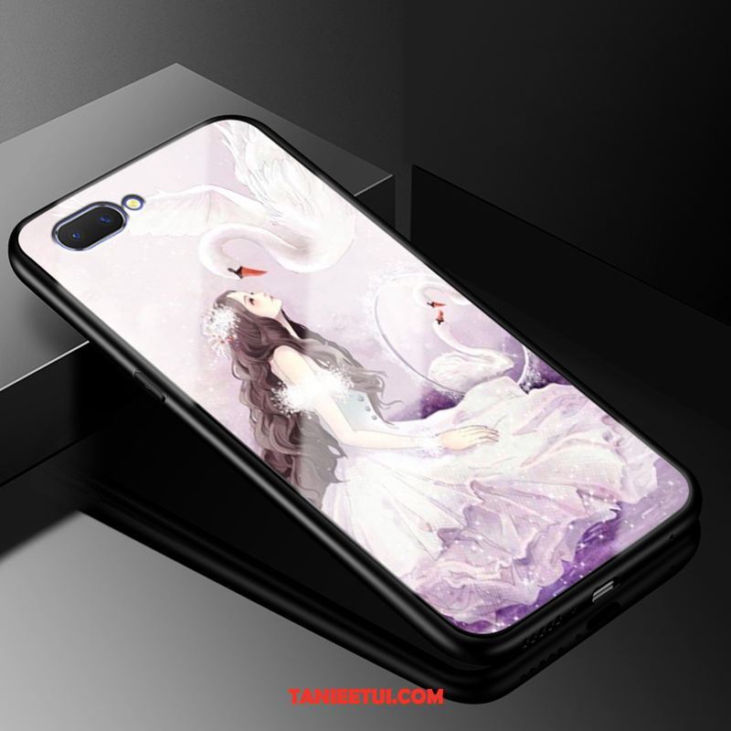 Etui Oppo A5 Zakochani Moda Ochraniacz, Futerał Oppo A5 Modna Marka Biały Szkło