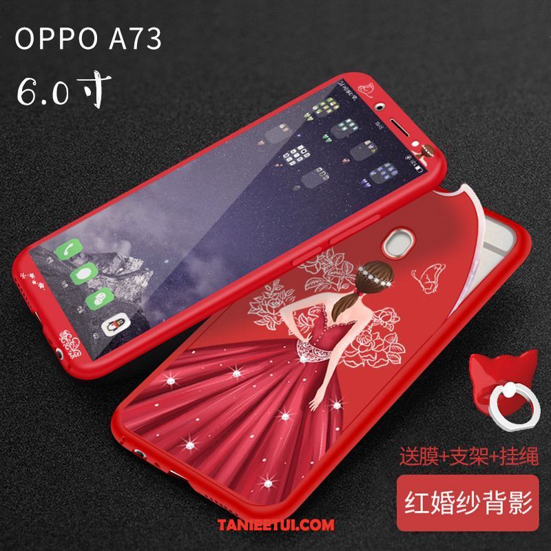Etui Oppo A73 All Inclusive Piękny Anti-fall, Pokrowce Oppo A73 Telefon Komórkowy Tendencja Czerwony
