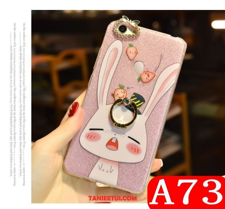 Etui Oppo A73 Anti-fall Rhinestone Piękny, Pokrowce Oppo A73 All Inclusive Telefon Komórkowy Biały