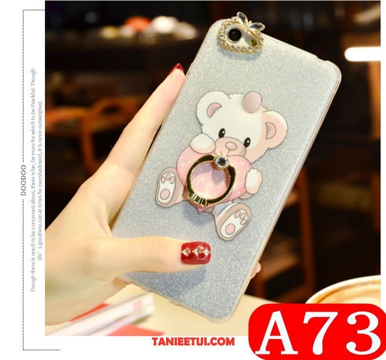 Etui Oppo A73 Anti-fall Rhinestone Piękny, Pokrowce Oppo A73 All Inclusive Telefon Komórkowy Biały