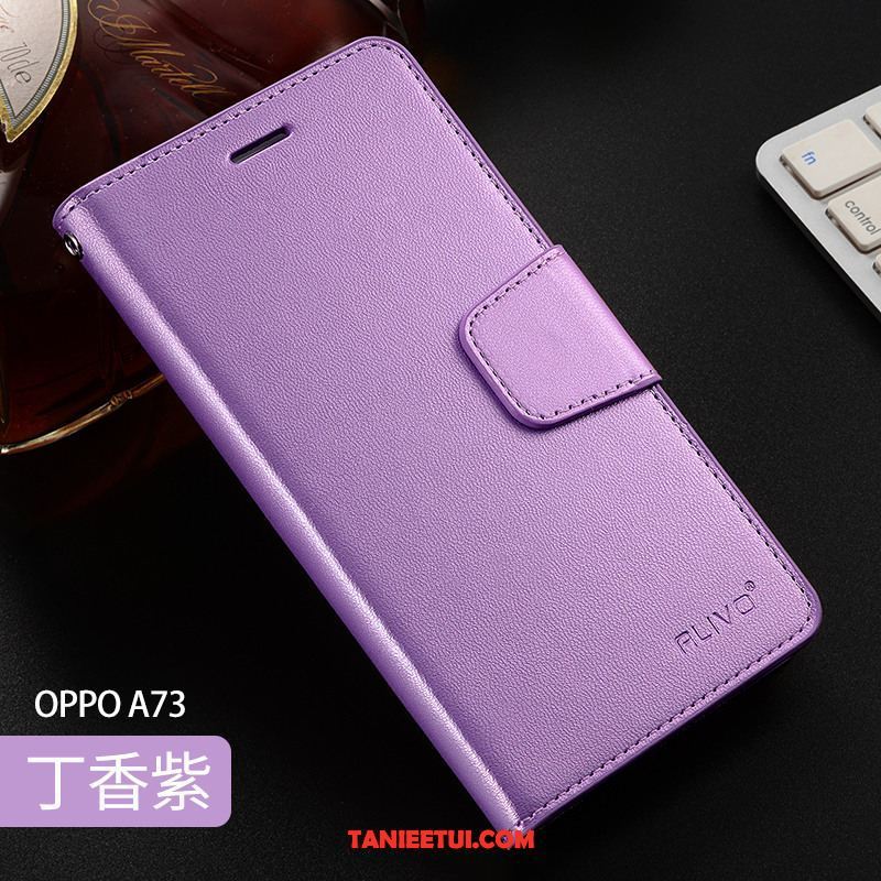 Etui Oppo A73 Miękki Anti-fall Ochraniacz, Futerał Oppo A73 Telefon Komórkowy Purpurowy Silikonowe