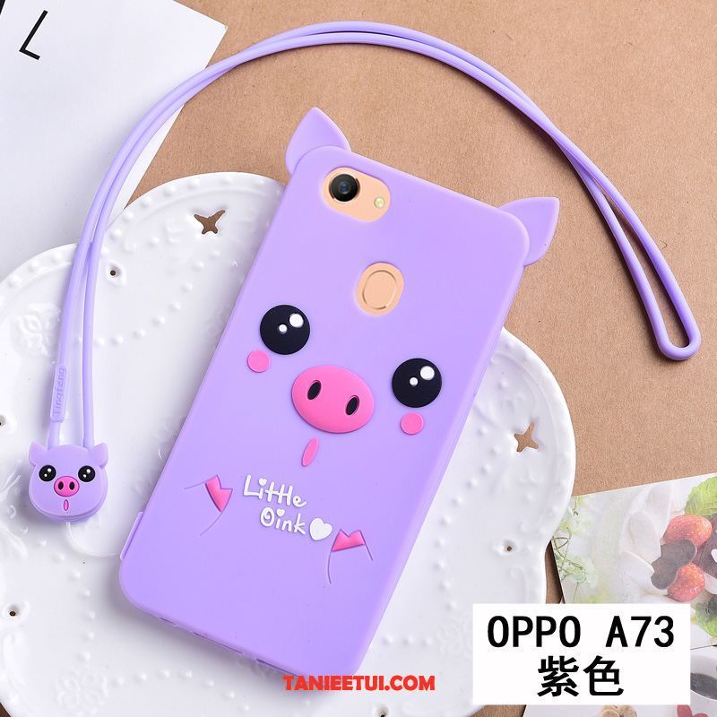 Etui Oppo A73 Miękki Anti-fall Silikonowe, Obudowa Oppo A73 Kreatywne Zielony Piękny