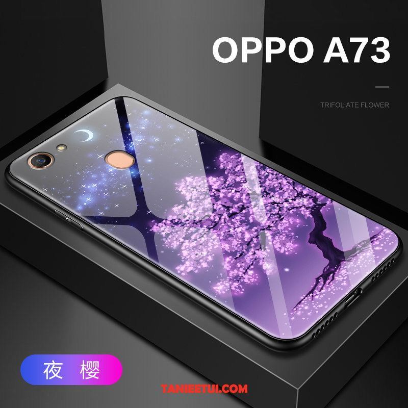 Etui Oppo A73 Niebieski Osobowość Anti-fall, Futerał Oppo A73 Ochraniacz Telefon Komórkowy All Inclusive