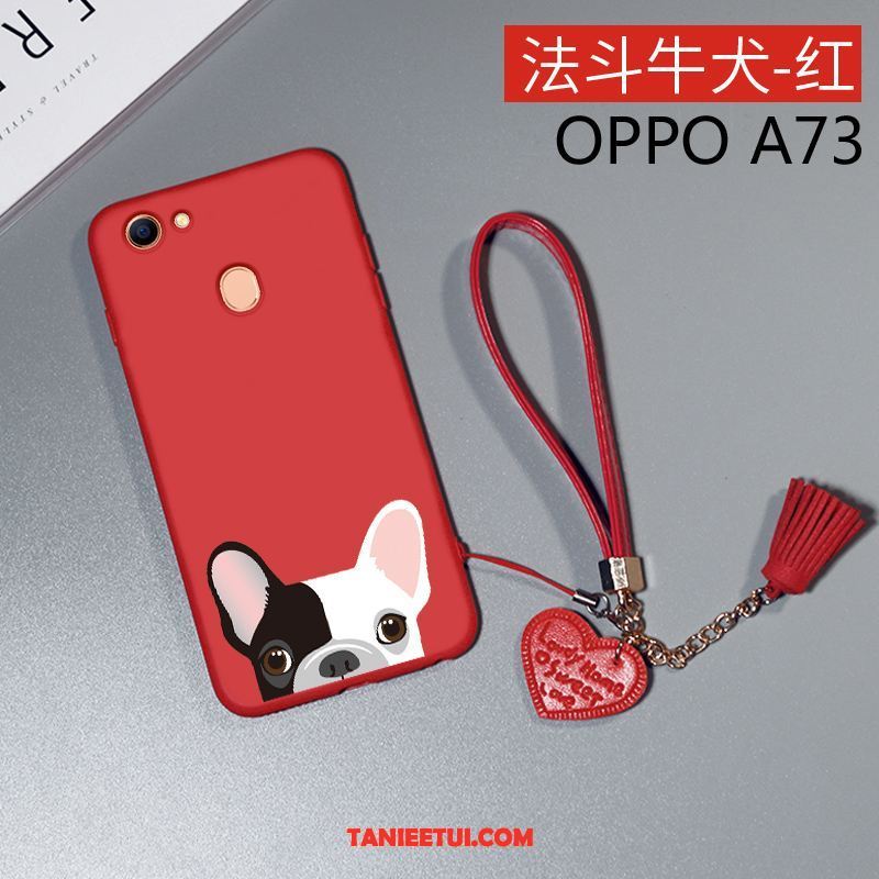 Etui Oppo A73 Osobowość All Inclusive Anti-fall, Obudowa Oppo A73 Telefon Komórkowy Ochraniacz Czerwony