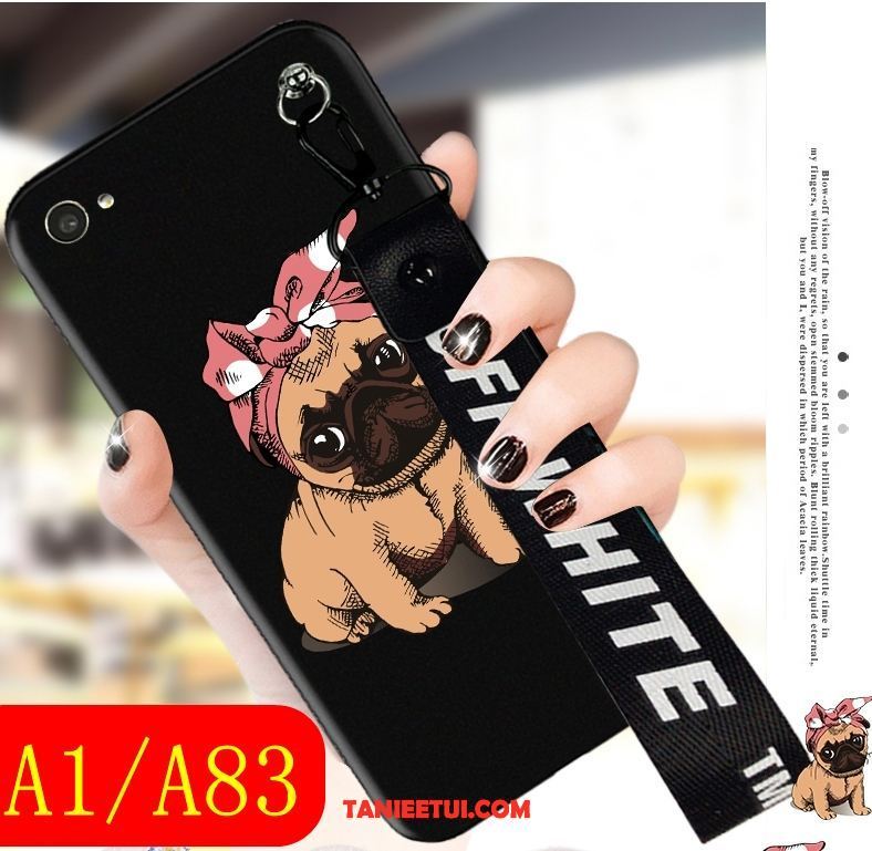 Etui Oppo A83 Moda All Inclusive Piękny, Pokrowce Oppo A83 Czarny Miękki Anti-fall