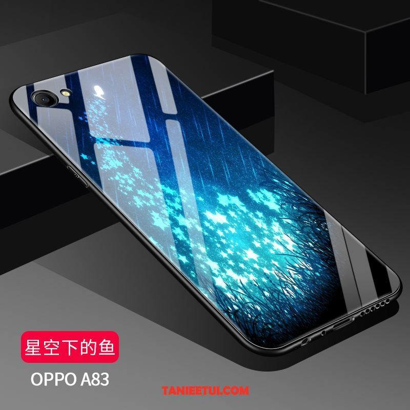 Etui Oppo A83 Nowy Szkło Kreatywne, Futerał Oppo A83 Trudno Nubuku Lustro