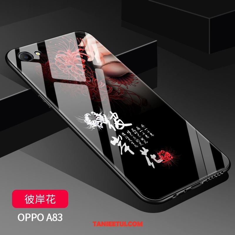 Etui Oppo A83 Nowy Szkło Kreatywne, Futerał Oppo A83 Trudno Nubuku Lustro