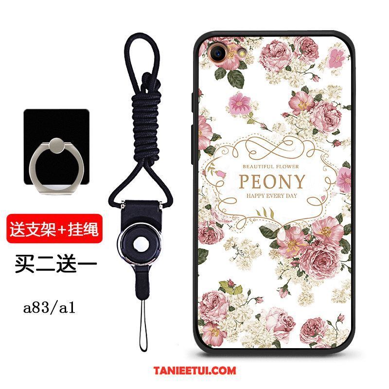 Etui Oppo A83 Nubuku Tendencja Ochraniacz, Pokrowce Oppo A83 Telefon Komórkowy Miękki Czarny