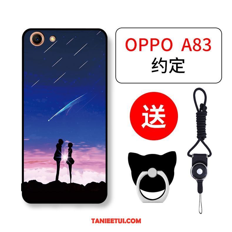 Etui Oppo A83 Piękny All Inclusive Osobowość, Obudowa Oppo A83 Wiszące Ozdoby Anti-fall Nubuku