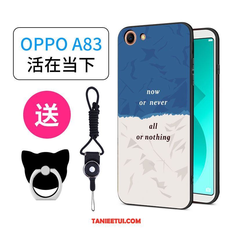 Etui Oppo A83 Piękny All Inclusive Osobowość, Obudowa Oppo A83 Wiszące Ozdoby Anti-fall Nubuku